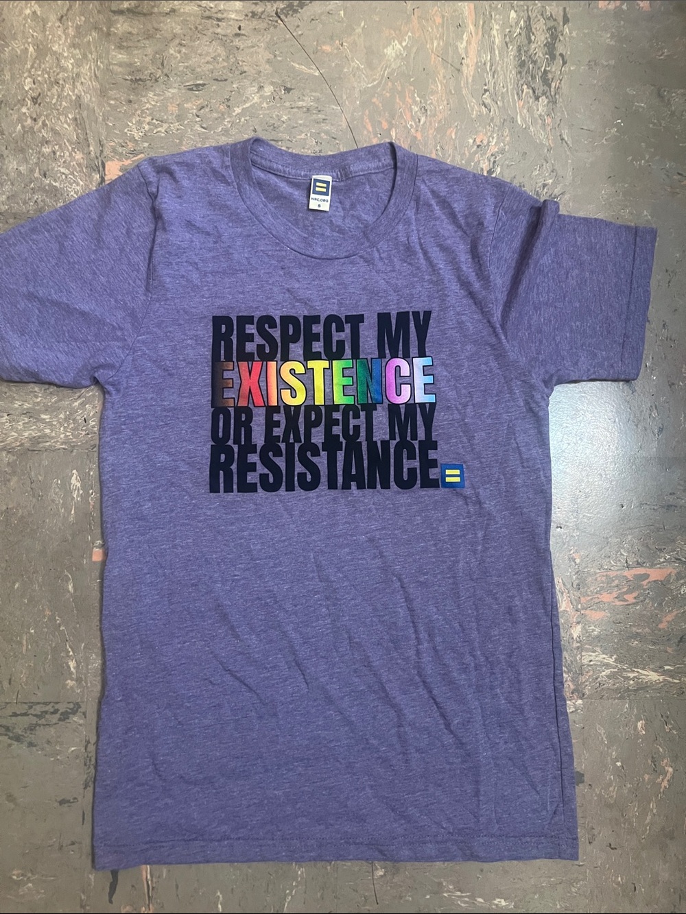 Purple Equality Graphic Tee - Respect My Existence